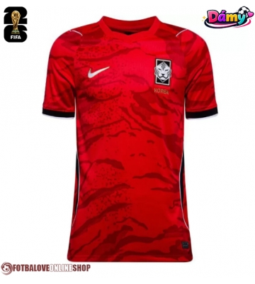 Korejská republika Domácí Dres pro Dámy MS 2026 Krátkým Rukávem